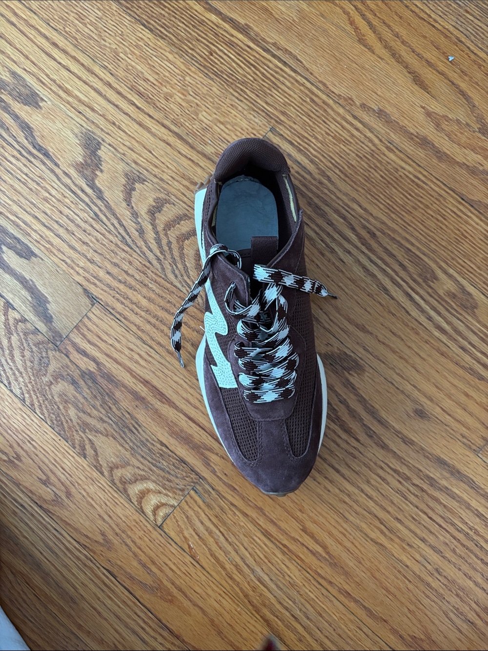 Steve Madden Brown Sneakers with White Accent